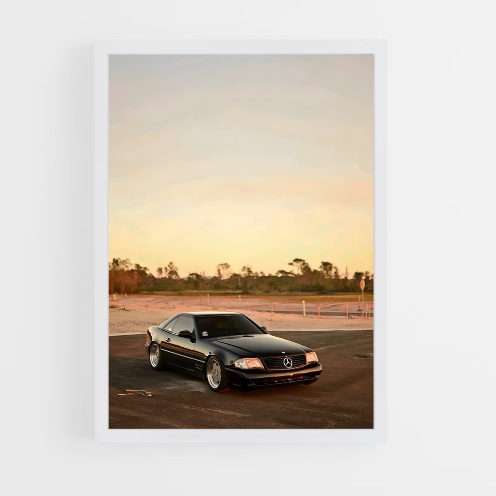 Poster R sl élégant – affiche Mercedes (vue 3)